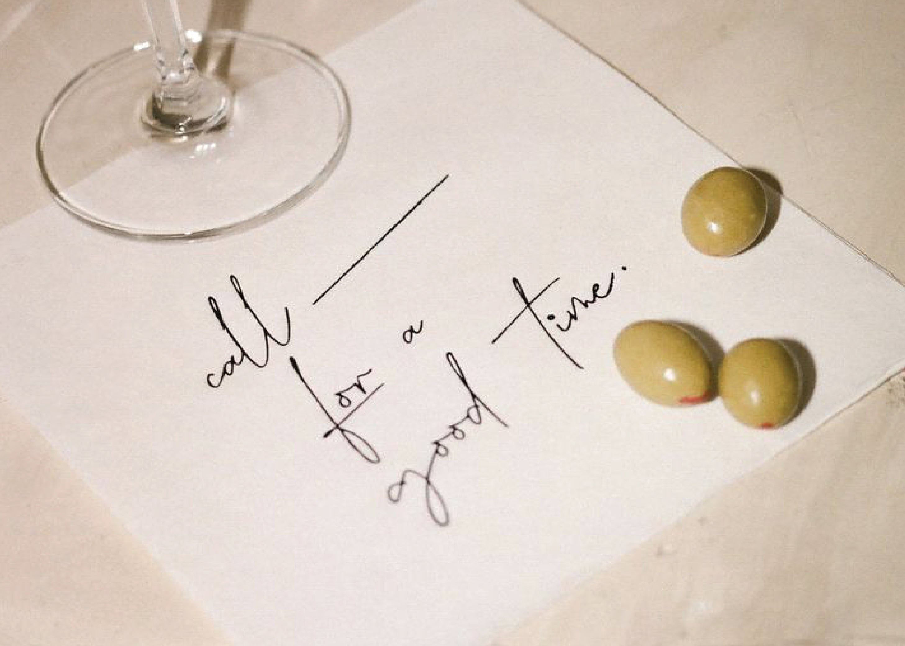 Food can set the mood